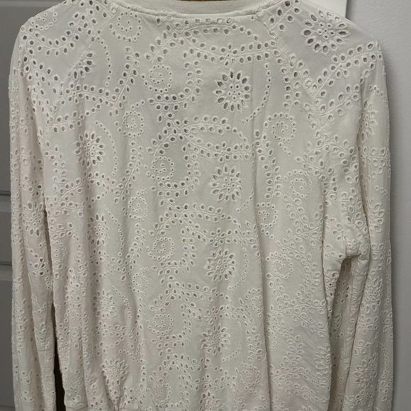 Bomber blanc et doré dentelle Promod, S - Picture 2 of 3